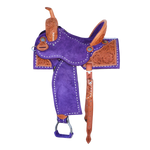 Load image into Gallery viewer, PURPLE PHOENIX SADDLE - 14"