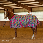 Load image into Gallery viewer, WESTERN NEON 1200D PERFECT FIT WINTER BLANKET WITH NECK (150g - HEAVY)