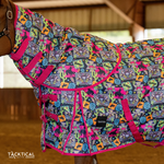 Load image into Gallery viewer, WESTERN NEON 1200D PERFECT FIT WINTER BLANKET WITH NECK (300g - HEAVIEST)