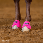 Load image into Gallery viewer, FLAMINGO WITH SPARKLE VELCRO BELL BOOTS