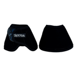 Load image into Gallery viewer, BLACK WITH SPARKLE VELCRO BELL BOOTS