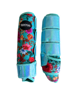 Load image into Gallery viewer, BLOOM WITH SPARKLE VELCRO SPLINT BOOT (PAIR)