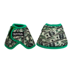 Load image into Gallery viewer, DADDY'S MONEY WITH SPARKLE VELCRO BELL BOOTS