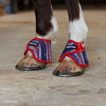 Load image into Gallery viewer, AMERICAN BLAZE WITH SPARKLE VELCRO BELL BOOTS