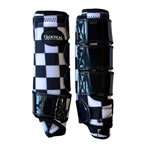 Load image into Gallery viewer, FINISH LINE WITH SPARKLE VELCRO SPLINT BOOTS (PAIR)