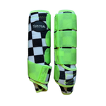 Load image into Gallery viewer, FINISH LINE & LIME SPLINT BOOTS (PAIR)