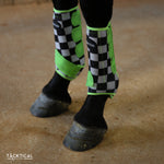 Load image into Gallery viewer, FINISH LINE & LIME SPLINT BOOTS (PAIR)
