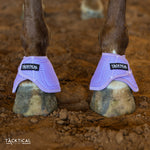 Load image into Gallery viewer, LAVENDER WITH SPARKLE VELCRO BELL BOOTS