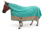 Load image into Gallery viewer, FLEECE LEOPARD & MINT COOLER SHEET