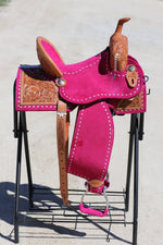 Load image into Gallery viewer, HOT PINK PHOENIX SADDLE