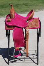 Load image into Gallery viewer, HOT PINK PHOENIX SADDLE