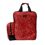 Load image into Gallery viewer, RED BANDANA ESSENTIAL RIDING BAG