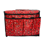 Load image into Gallery viewer, RED BANDANA GROOMING TOTE CARRIER