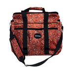 Load image into Gallery viewer, RED BANDANA GROOMING TOTE WITH ZIPPER