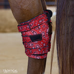 Load image into Gallery viewer, RED BANDANA HOCK THERAPY BOOTS