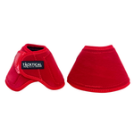 Load image into Gallery viewer, RED WITH SPARKLE VELCRO BELL BOOTS