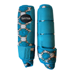 Load image into Gallery viewer, TURQUOISE HEAT SPLlNT BOOTS (PAIR)