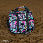 Load image into Gallery viewer, WESTERN NEON GROOMING TOTE WITH ZIPPER