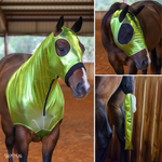 Load image into Gallery viewer, GREEN METALLIC LYCRA HOOD BUNDLE