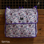 Load image into Gallery viewer, PURPLE PEONY STALL FRONT STORAGE BAG