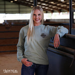 Load image into Gallery viewer, TACKTICAL SAGE & CAMO CREWNECK