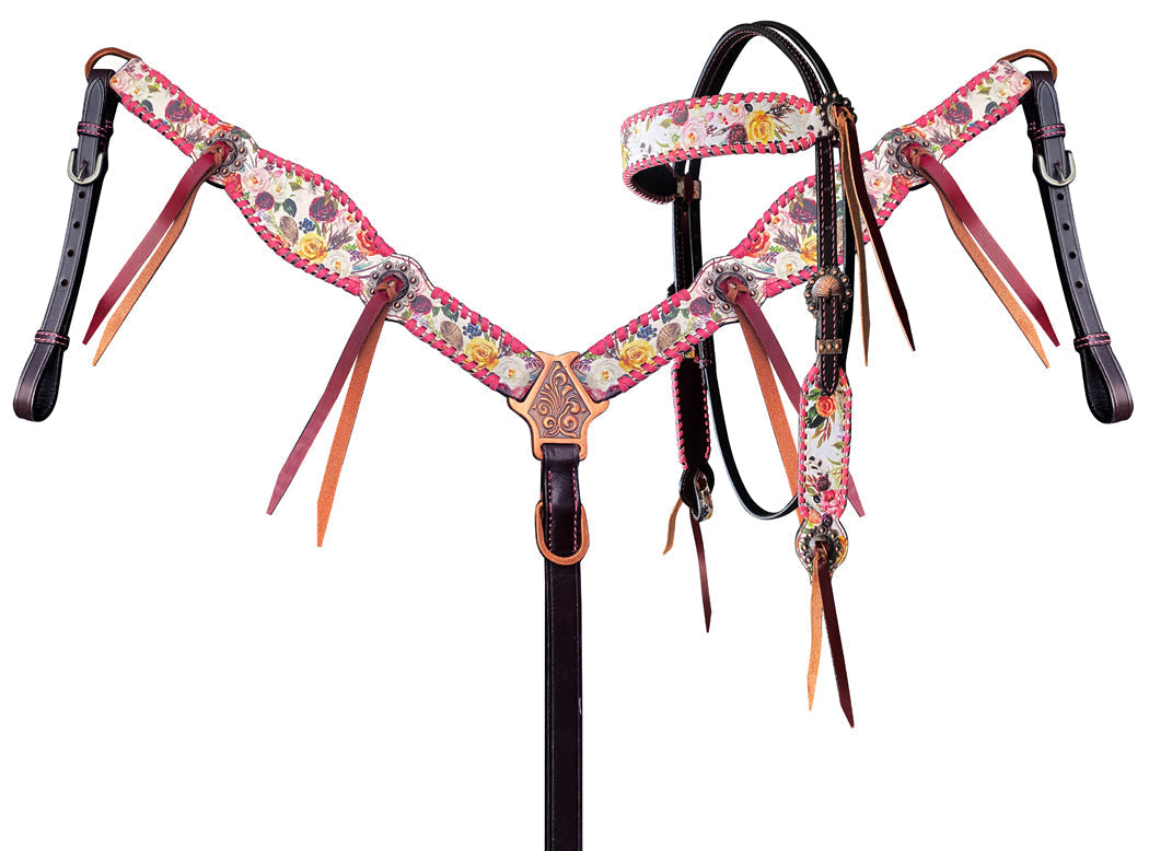 TACKTICAL™ WILDFLOWER TACK SET (BROWBAND) Tacktical