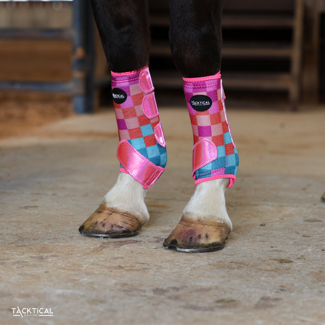 DIEGO WITH SPARKLE VELCRO SPLINT BOOTS (PAIR)