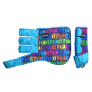 BENJIS WITH SPARKLE VELCRO SPLINT BOOTS (PAIR)