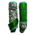 Load image into Gallery viewer, TACKTICAL™ DADDYS MONEY WITH SPARKLE VELCRO SPLINT BOOT (PAIR)

