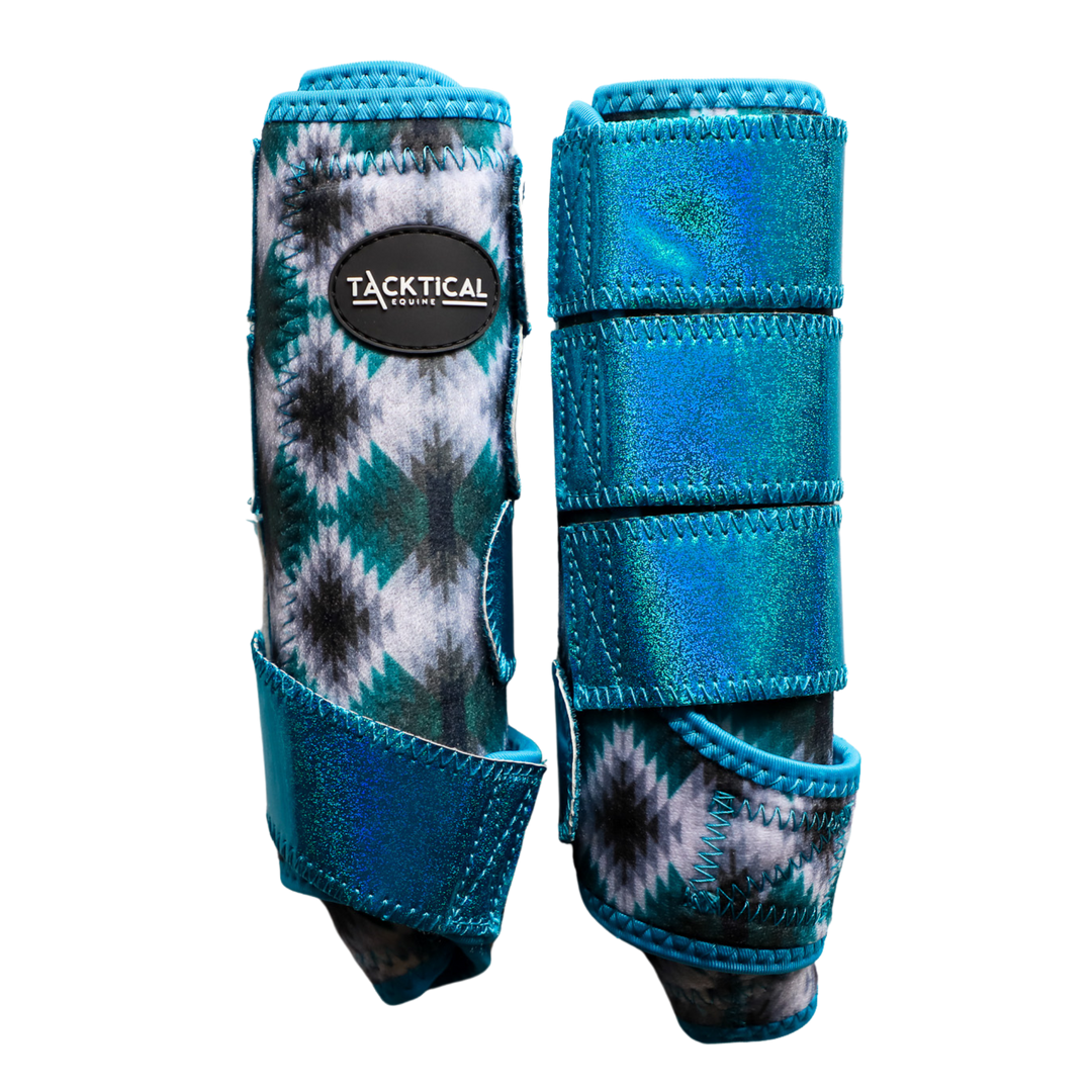 BRAYDEN WITH SPARKLE VELCRO SPLINT BOOT (PAIR)