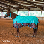 Load image into Gallery viewer, TACKTICAL™ LEOPARD &amp; TURQUOISE 1200D PERFECT FIT WINTER BLANKET