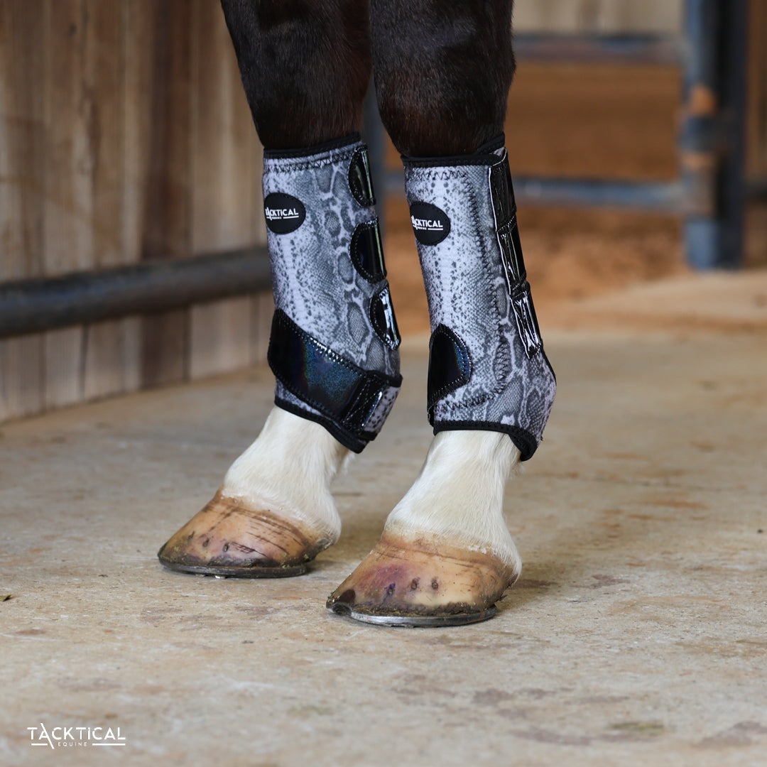 VIPER WITH SPARKLE VELCRO SPLINT BOOTS (PAIR)