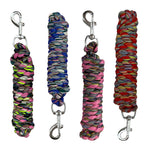 Load image into Gallery viewer, MULTICOLORED COTTON LEAD ROPE WITH SNAP
