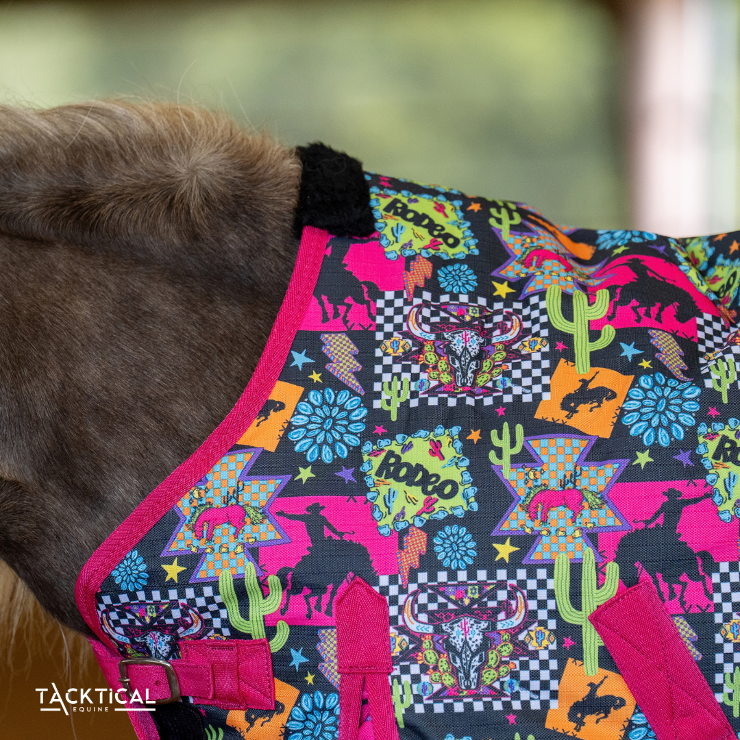 WESTERN NEON MINI/FOAL WINTER BLANKET