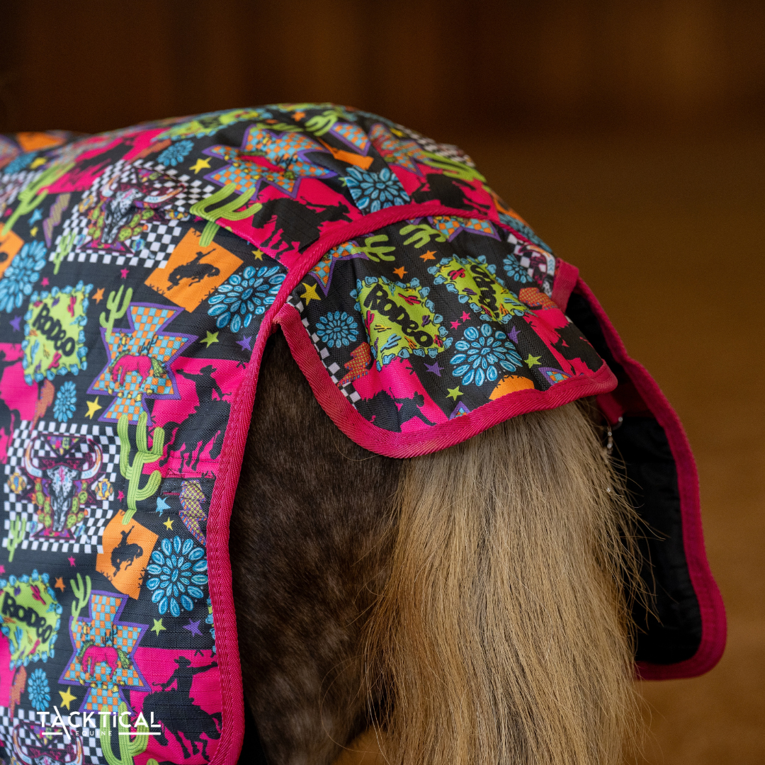 WESTERN NEON MINI/FOAL WINTER BLANKET