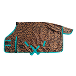 Load image into Gallery viewer, TACKTICAL™ LEOPARD &amp; TURQUOISE 1200D TURNOUT SHEET (NEW)
