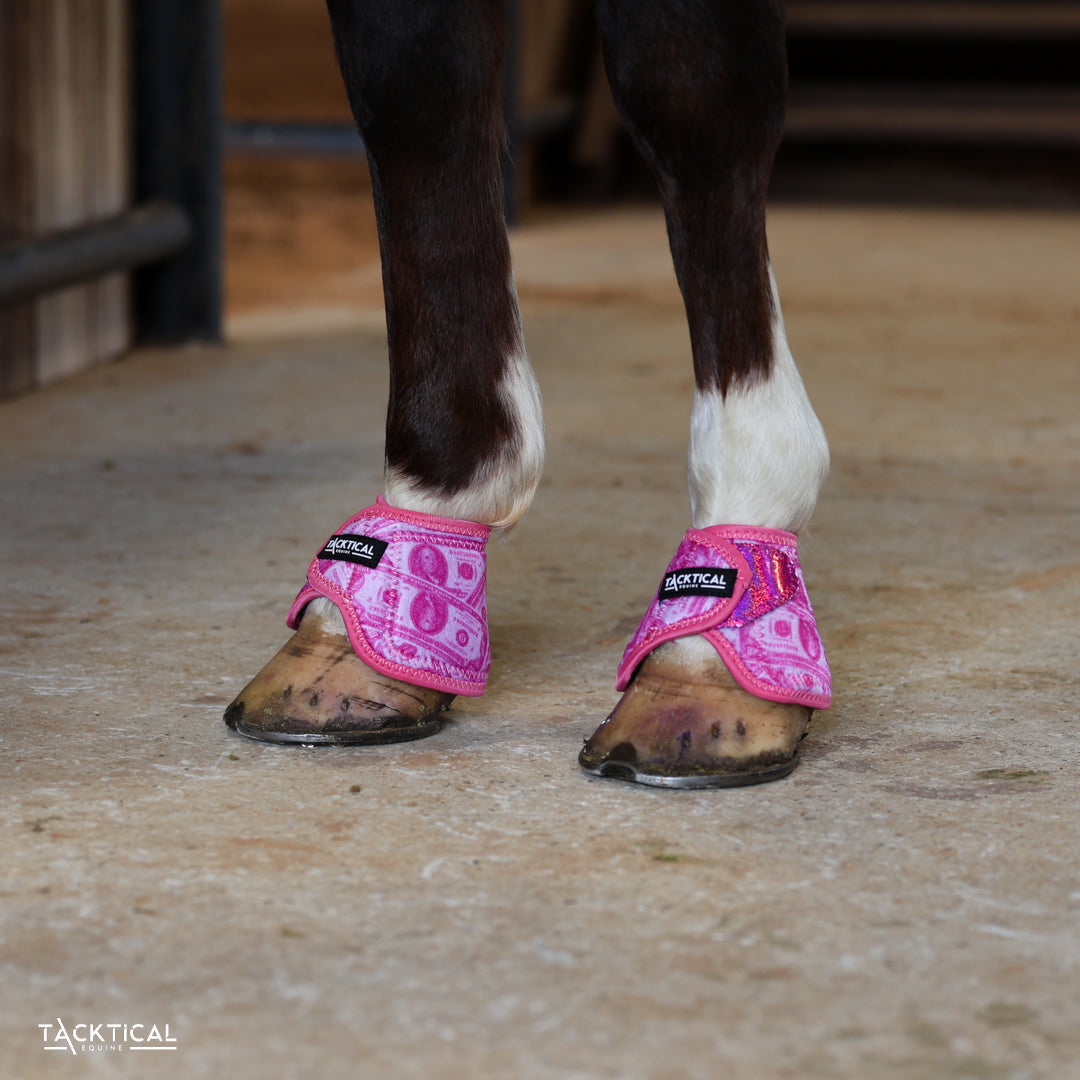 MOMMY'S MONEY WITH SPARKLE VELCRO BELL BOOTS