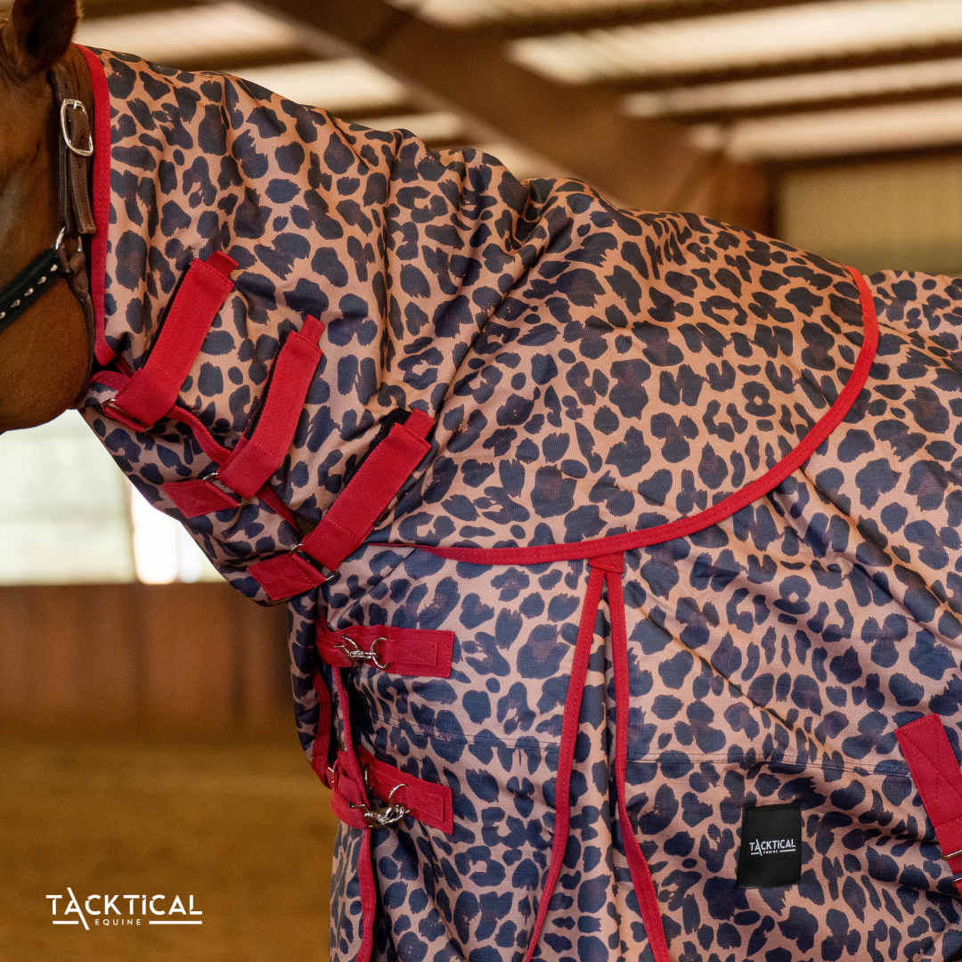 LEOPARD 1200D PERFECT FIT WINTER BLANKET WITH NECK (300g - HEAVIEST)