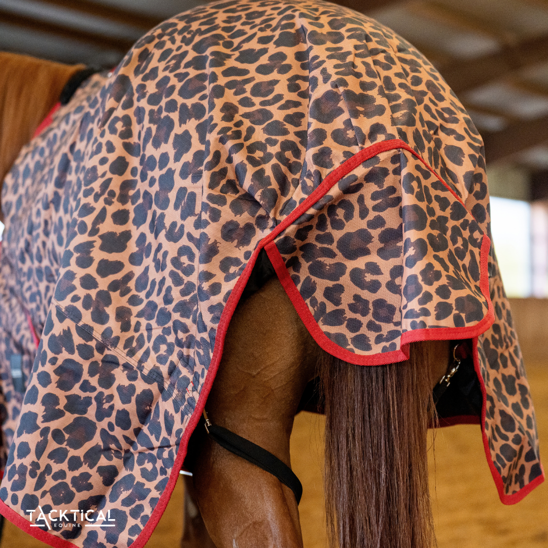 LEOPARD 1200D PERFECT FIT WINTER BLANKET WITH NECK (300g - HEAVIEST)