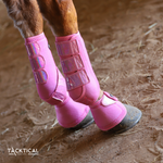 Load image into Gallery viewer, PETAL PINK WITH SPARKLE VELCRO BELL BOOTS
