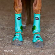 KELLY GREEN SPARKLE SPLINT BOOTS