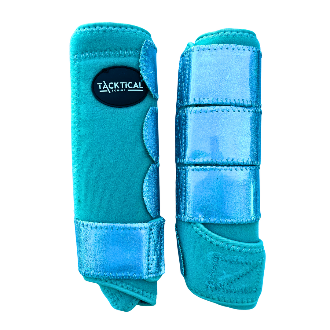 SURF WITH SPARKLE VELCRO SPLINT BOOT (PAIR)