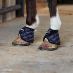 Load image into Gallery viewer, TACKTICAL LOGO WITH SPARKLE VELCRO BELL BOOTS