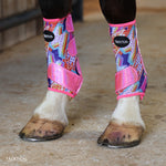 Load image into Gallery viewer, NEON LIGHTNING WITH SPARKLE VELCRO SPLINT BOOTS (PAIR)