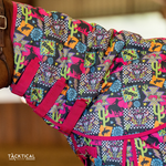 Load image into Gallery viewer, WESTERN NEON 1200D PERFECT FIT WINTER BLANKET WITH NECK (150g - HEAVY)