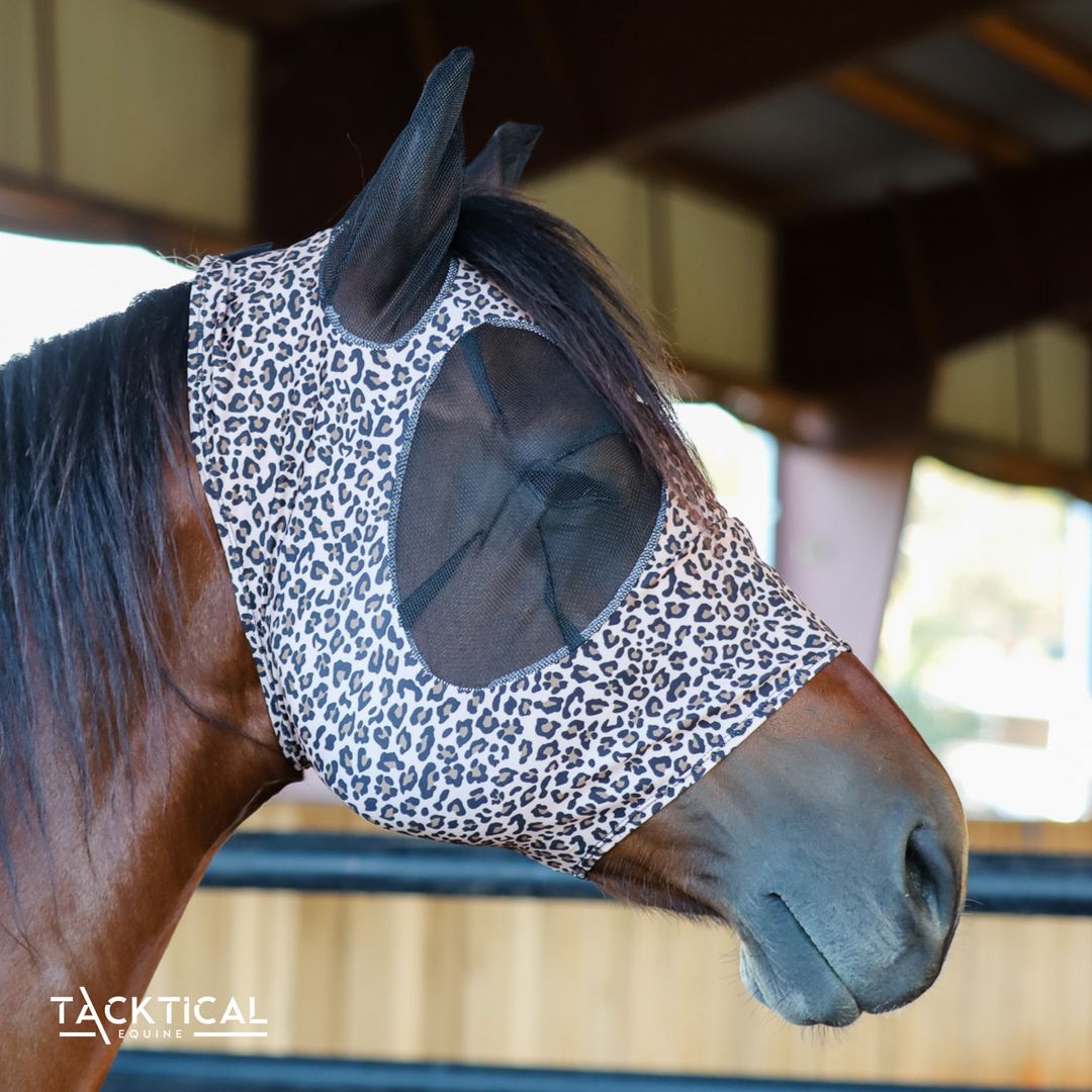 LEOPARD FLY MASK