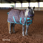 Load image into Gallery viewer, TACKTICAL™ LEOPARD &amp; MINT  MINI/FOAL WINTER BLANKET
