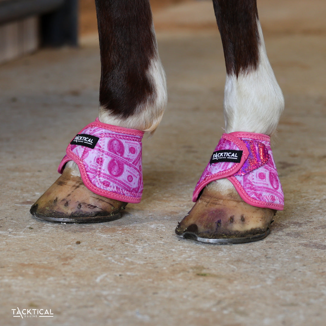 MOMMY'S MONEY WITH SPARKLE VELCRO BELL BOOTS