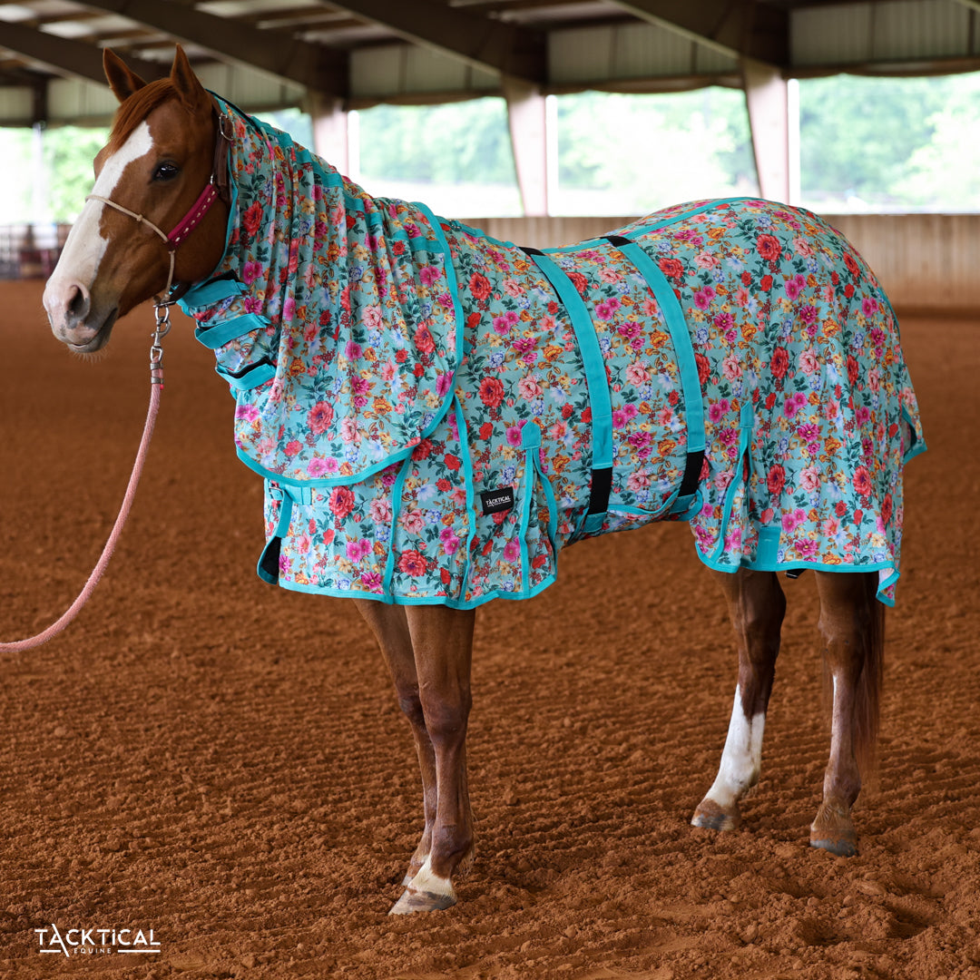 TACKTICAL BLOOM MESH FLY SHEET W/ DETACHABLE NECK