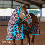 Load image into Gallery viewer, TACKTICAL™ LEOPARD &amp; MINT 1200D PERFECT FIT WINTER BLANKET WITH NECK
